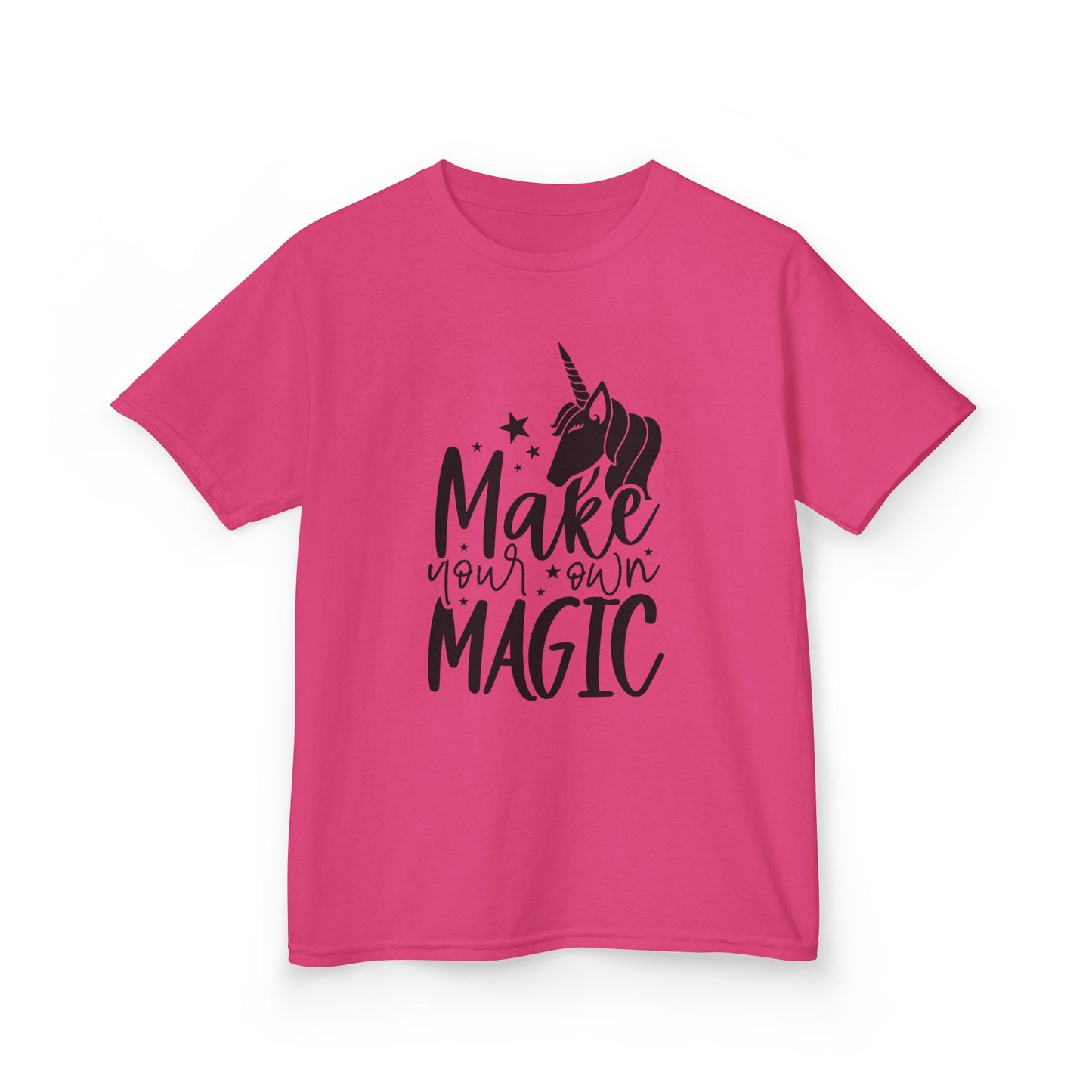 Kids Unicorn Magic Tee - 'Make Your Own Magic' Cotton Shirt