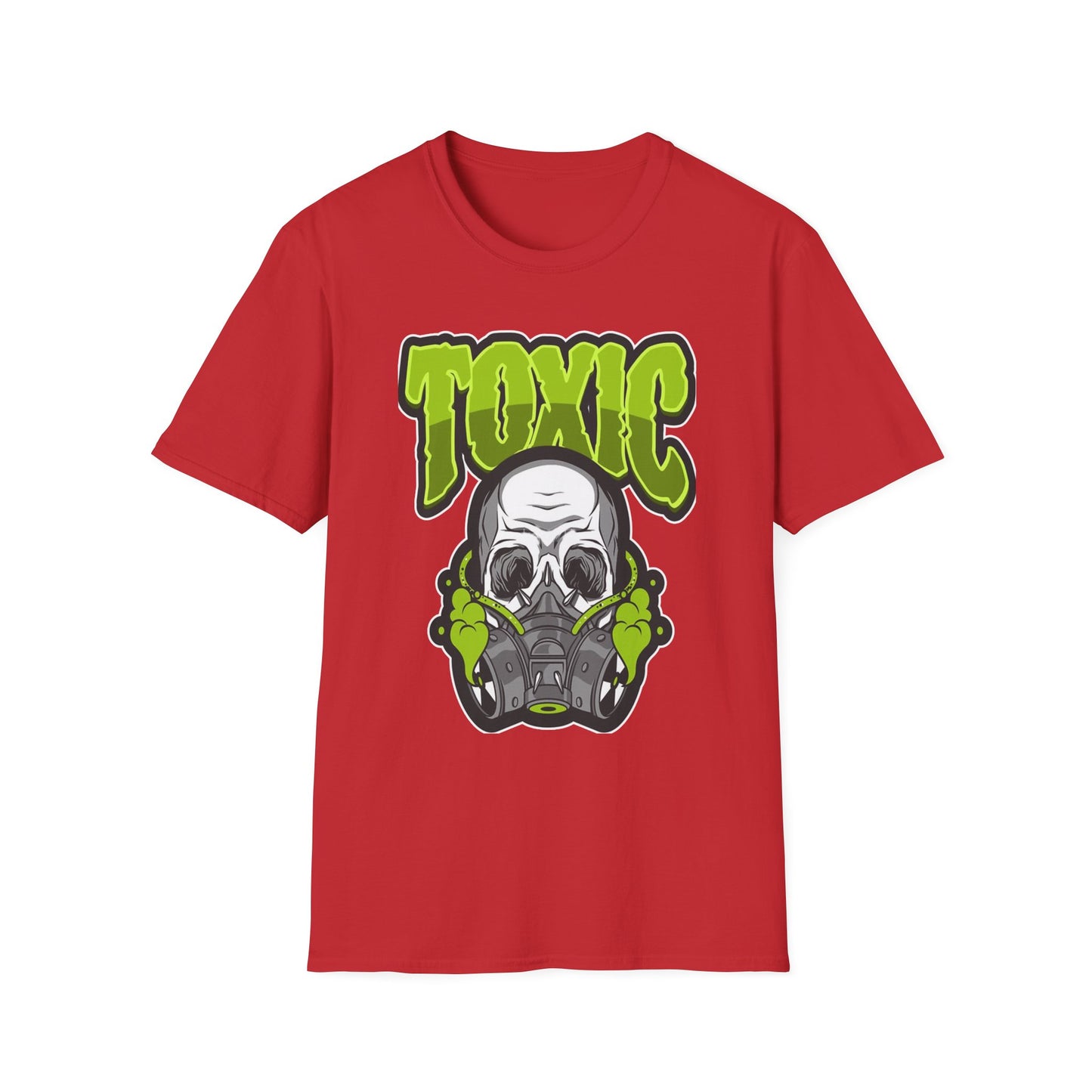 Toxic Skull Graphic Tee - Unisex Softstyle T-Shirt