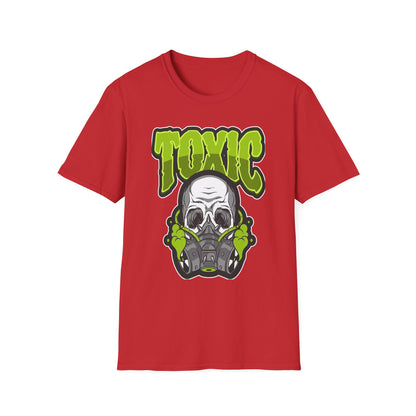 Toxic Skull Graphic Tee - Unisex Softstyle T-Shirt
