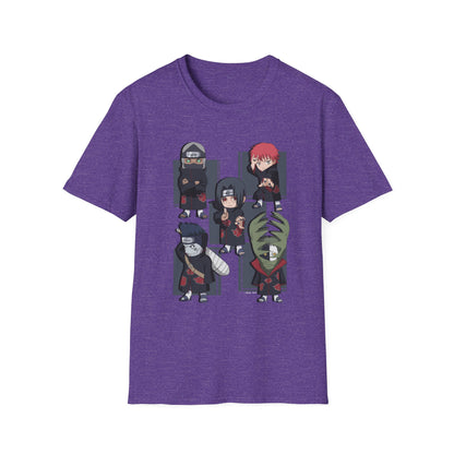 Anime Character Unisex Softstyle T-Shirt - Cool Graphic Tee for Fans