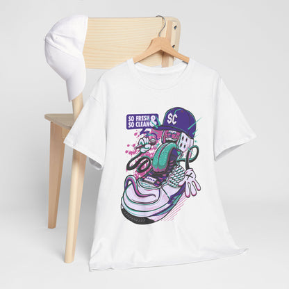 So Fresh So Clean Unisex Heavy Cotton Tee - Trendy Streetwear T-Shirt