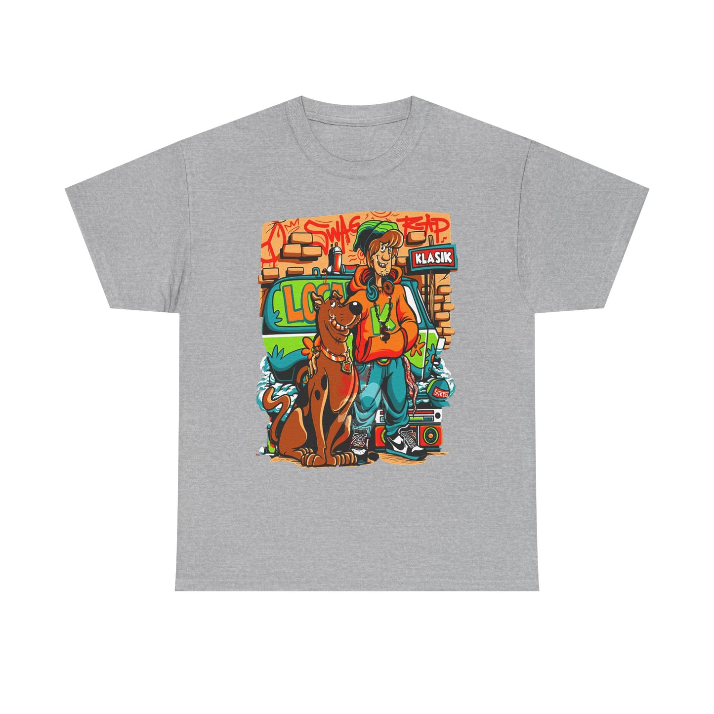 Retro Scooby-Doo Unisex Heavy Cotton Tee - Vintage Cartoon Print