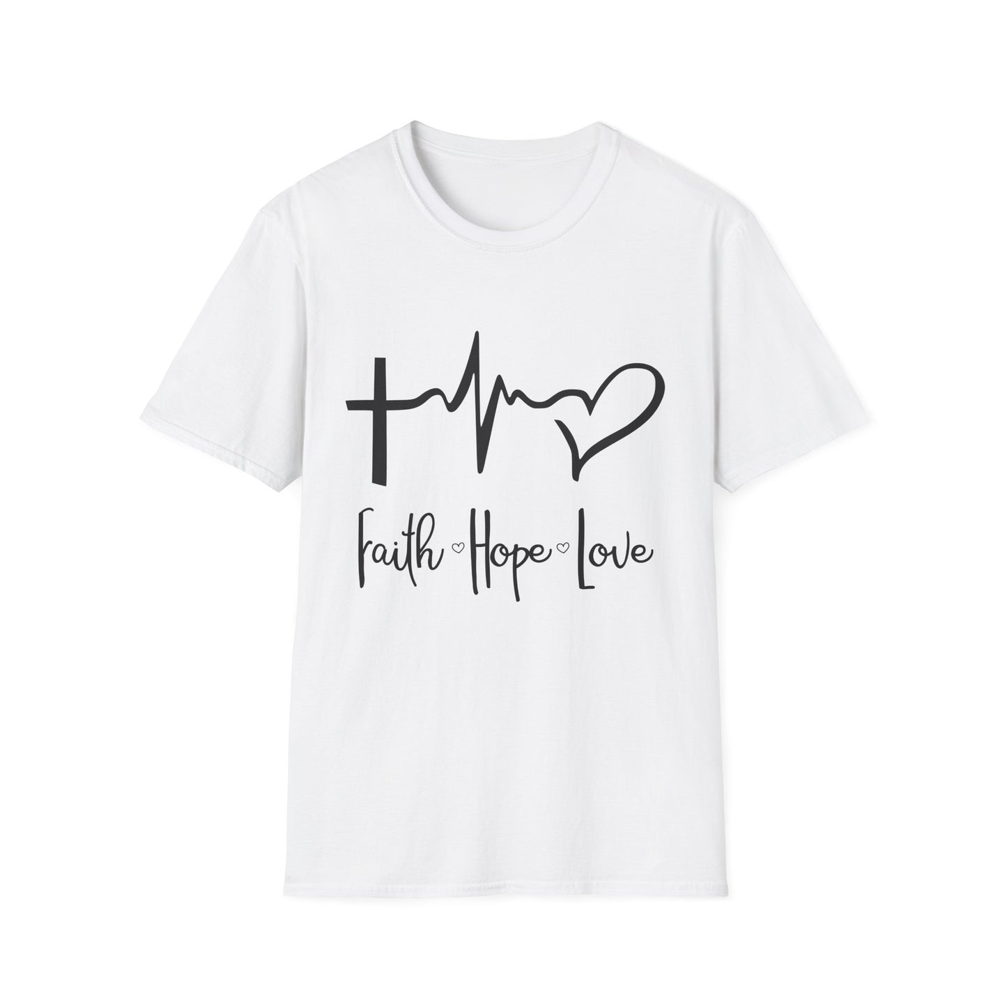 Faith Hope Love Unisex T-Shirt - Inspirational Graphic Tee for Everyday Wear