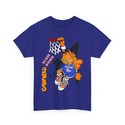 Garfield Basketball Unisex Heavy Cotton Tee - Fun Streetwear for Cat Lovers