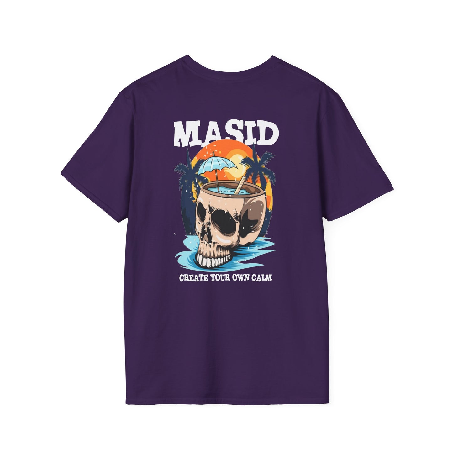 Unisex Softstyle T-Shirt - 'Create Your Own Calm' & Anime Design