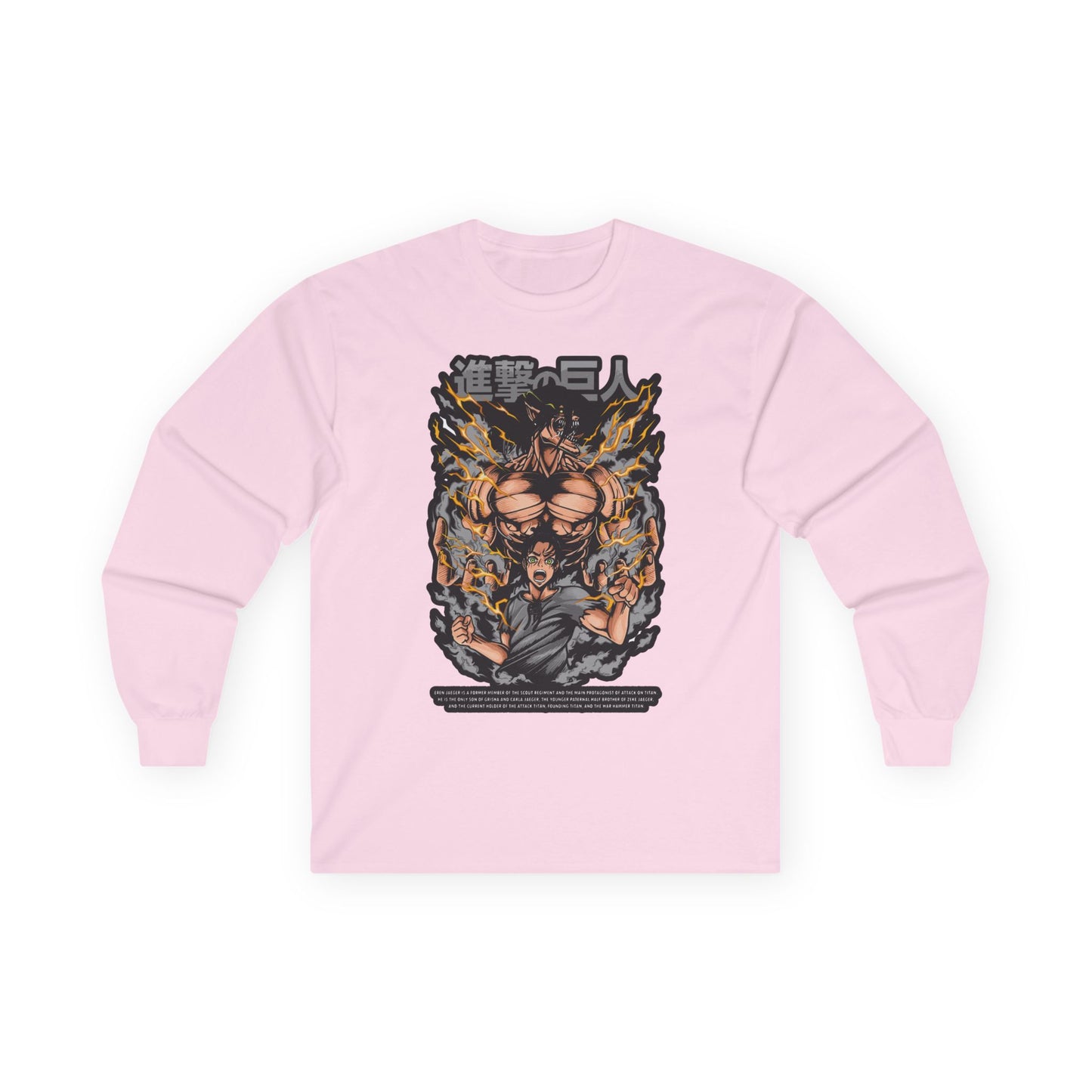 Attack on Titan Anime Long Sleeve Tee — Eren Titan Graphic Shirt