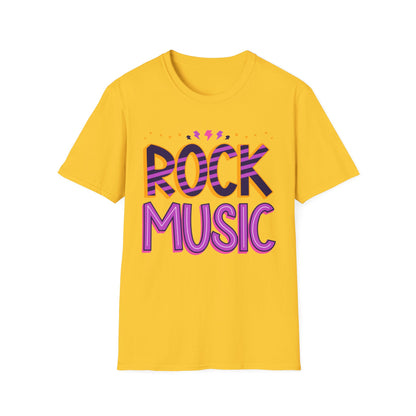 Rock Music Unisex Softstyle T-Shirt | Perfect for Concerts, Music Lovers, Gifts, Casual Wear, Festivals