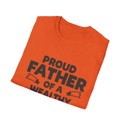 Proud Father T-Shirt - Unisex Softstyle Tee for Celebrating Dads