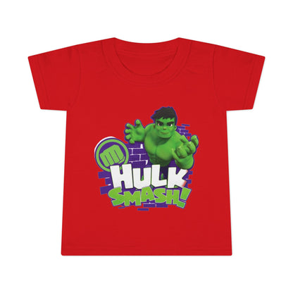 Hulk Smash Toddler T-Shirt - Fun & Playful Graphic Tee for Kids