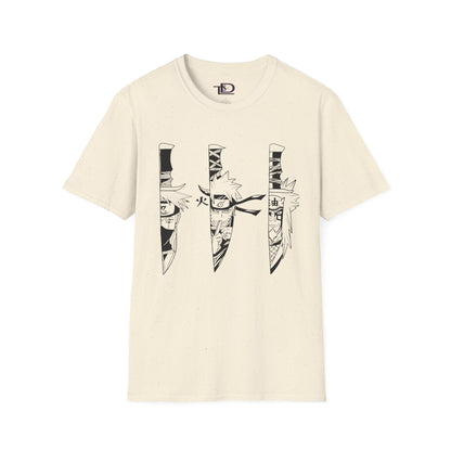 Cool Graphic Unisex T-Shirt with Edgy Knife Design