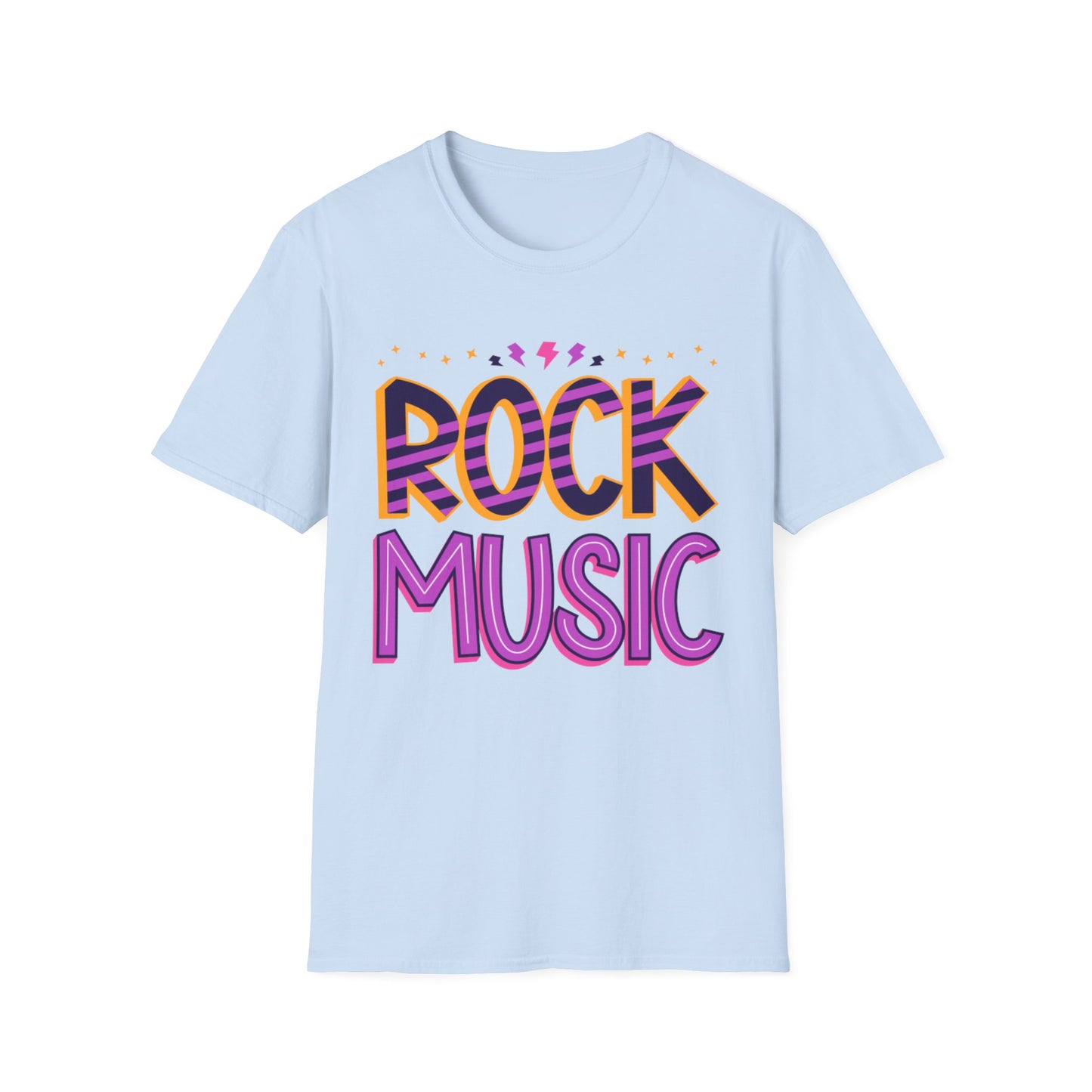 Rock Music Unisex Softstyle T-Shirt | Perfect for Concerts, Music Lovers, Gifts, Casual Wear, Festivals