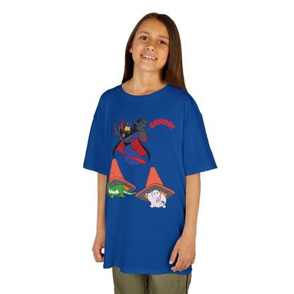 Kids Cartoon Battle Tee - Fun & Unique Grrr! Design