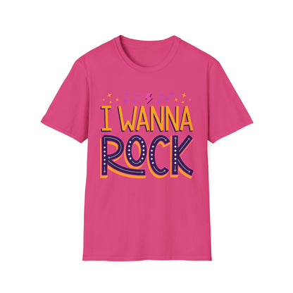 Rock the Day Unisex Softstyle T-Shirt - Music Lover Gift, Concert T-Shirt, Statement Tee, Fun Casual Wear, Rock Music Apparel