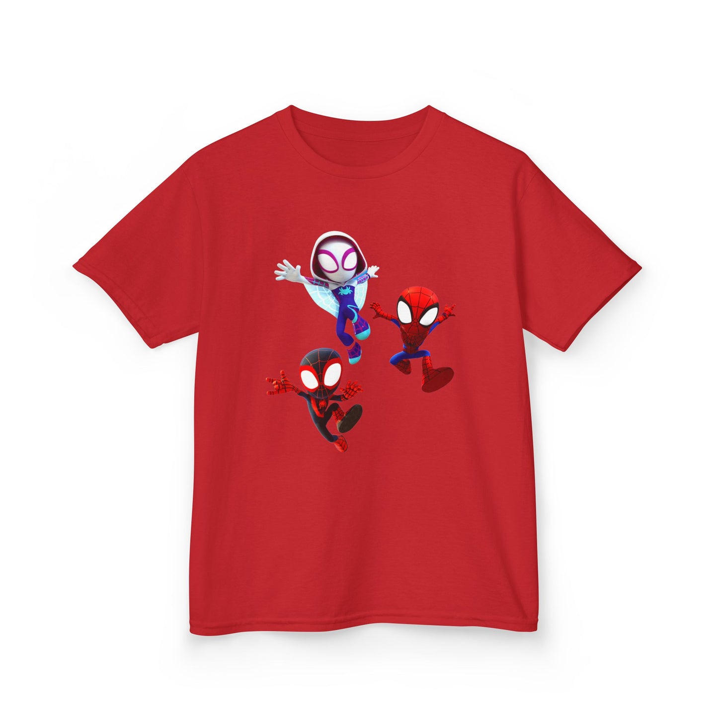 Kids Superhero Adventure Tee, Kids Birthday Gift, Fun Playwear, Spiderman Costume Shirt, Cartoon Character T-Shirt, Summer Outfit