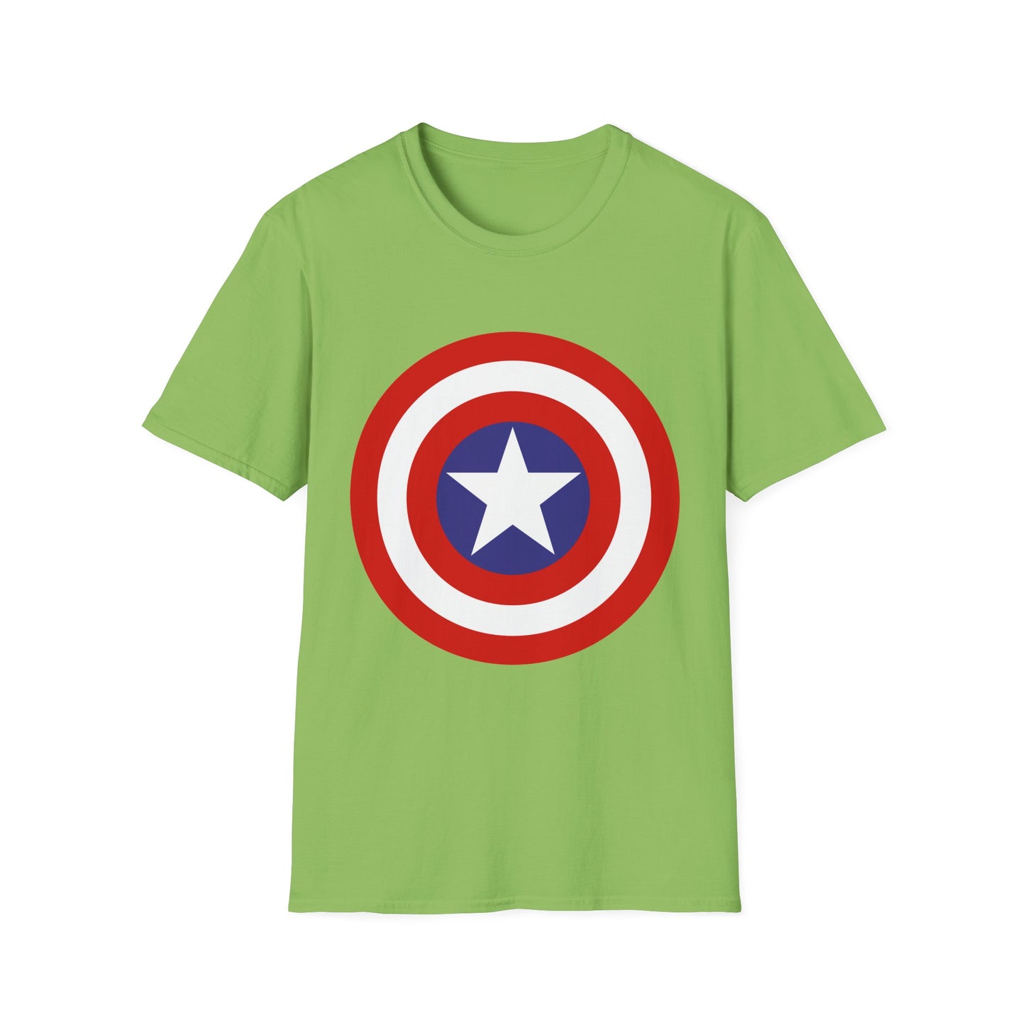 Captain-Inspired Unisex Softstyle T-Shirt, Superbowl Fan Tee, Superhero Gift, Comic Birthday Shirt, Casual Everyday Wear, Graphic Crew [...]