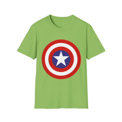 Captain-Inspired Unisex Softstyle T-Shirt, Superbowl Fan Tee, Superhero Gift, Comic Birthday Shirt, Casual Everyday Wear, Graphic Crew [...]