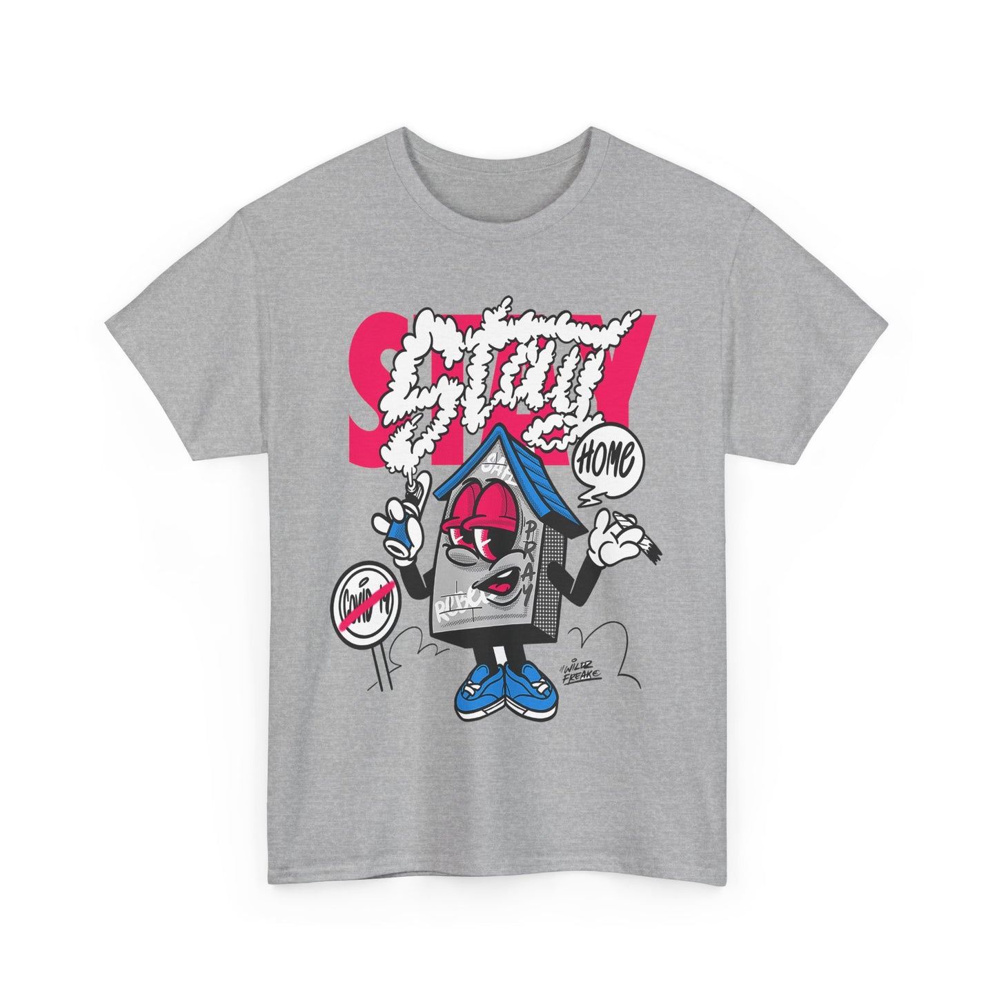 Street Art Unisex Heavy Cotton Tee - SNOT HOME Graphic Design