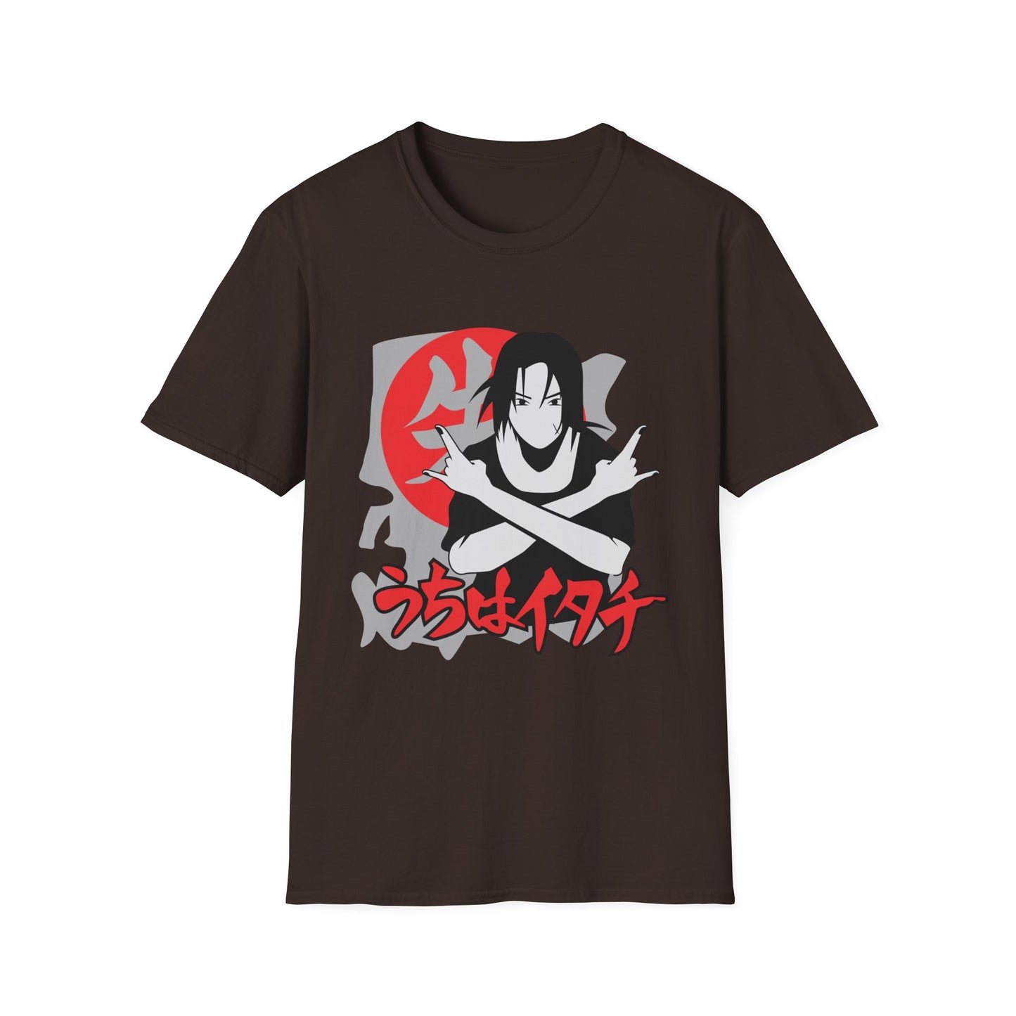 Unisex Softstyle Anime T-Shirt - Iconic Itachi Design