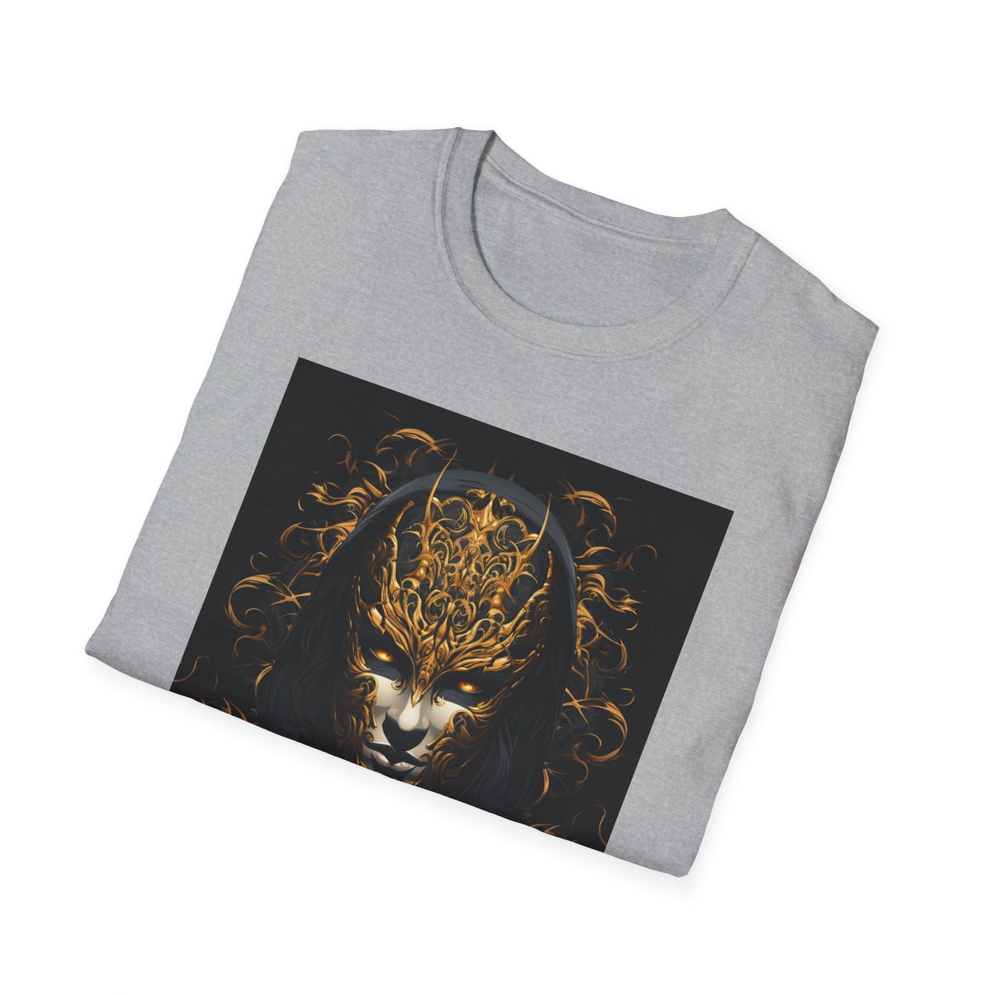 Mystical Art Unisex Softstyle T-Shirt - Enigmatic Design