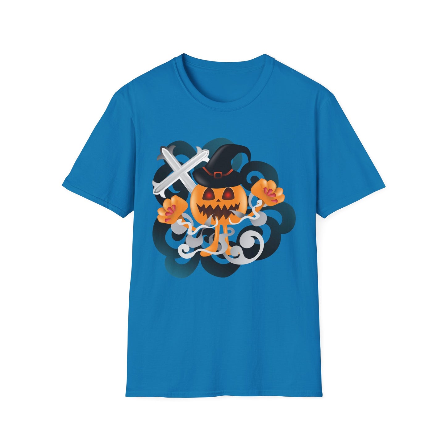 Halloween Pumpkin Graphic Tee, Unisex T-Shirt, Fall Fashion, Spooky Season Shirt, Trick or Treat Apparel, Casual Halloween Outfit
