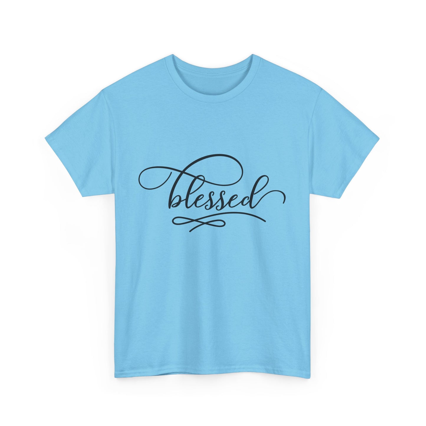Blessed Unisex Heavy Cotton Tee - Comfortable and Meaningful Shirt for Everyday Wear