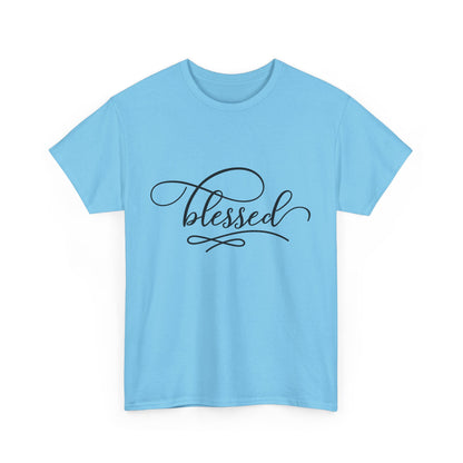 Blessed Unisex Heavy Cotton Tee - Comfortable and Meaningful Shirt for Everyday Wear