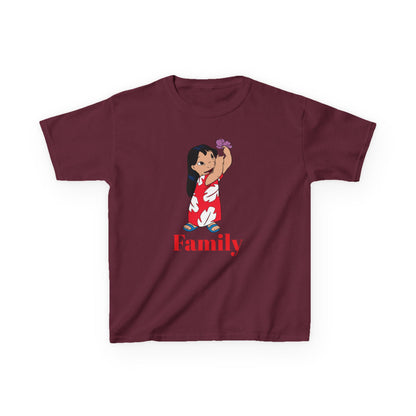 Kids Family Tee, Cute Kids T-Shirt, Family Bonding Shirt, Birthday Gift for Kids, Cute Family Design Tee