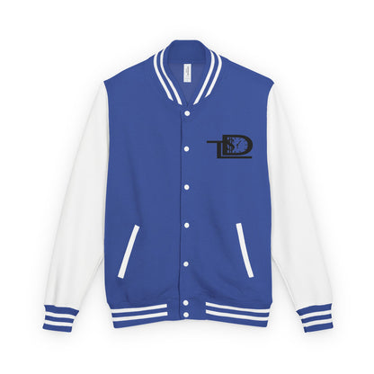 Trendy Unisex Heavyweight Letterman Jacket with Art Design