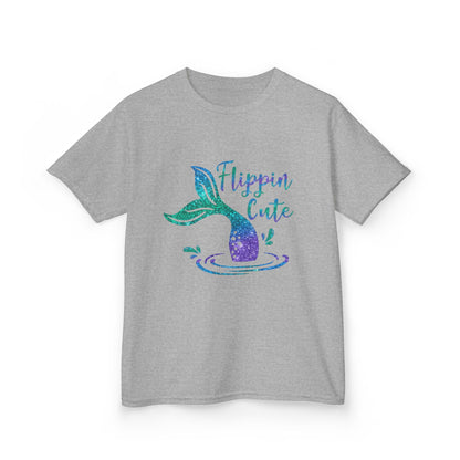 Flippin Cute Kids Tee - Colorful Whale Design for Fun-loving Children