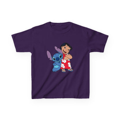 Kids Hawaiian Style T-Shirt with Stitch and Lilo
