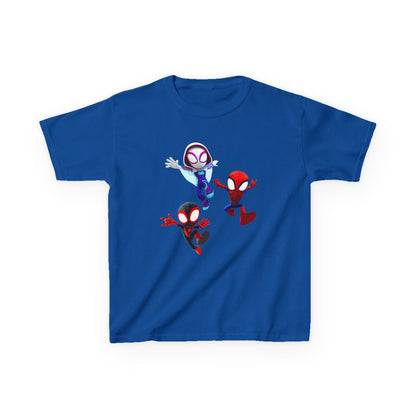 Kids Superhero Adventure Tee, Kids Birthday Gift, Fun Playwear, Spiderman Costume Shirt, Cartoon Character T-Shirt, Summer Outfit