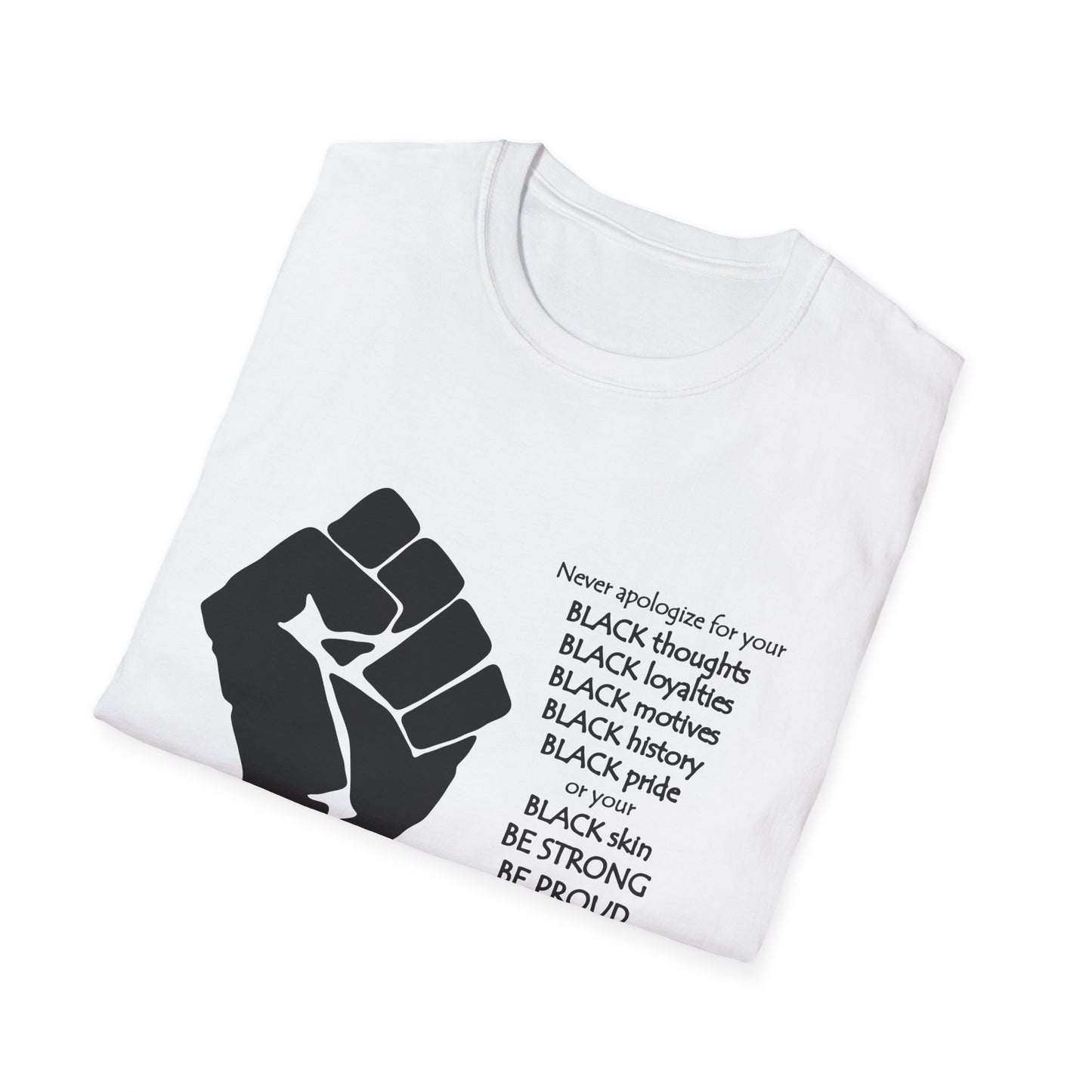 Empowerment Graphic T-Shirt: Unapologetically Black Tee, Activist Shirt, Social Justice Apparel, Inclusive Fashion, Statement Wear
