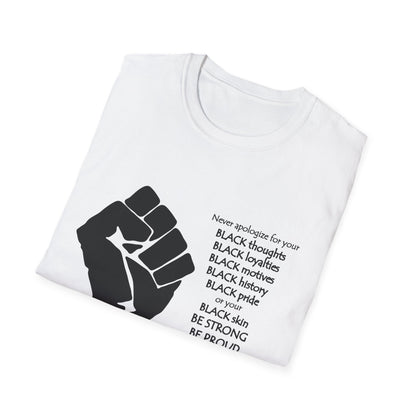 Empowerment Graphic T-Shirt: Unapologetically Black Tee, Activist Shirt, Social Justice Apparel, Inclusive Fashion, Statement Wear