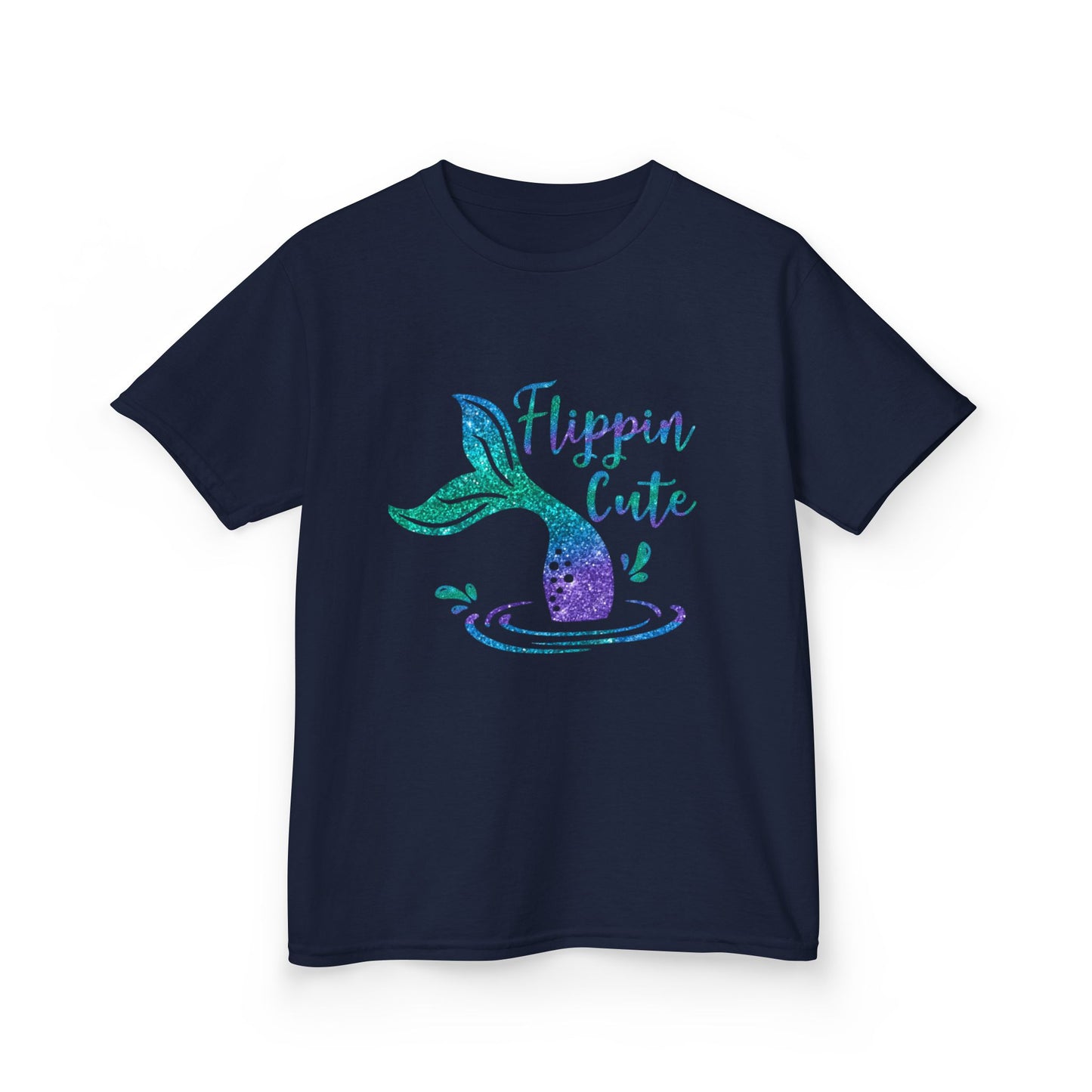 Flippin Cute Kids Tee - Colorful Whale Design for Fun-loving Children