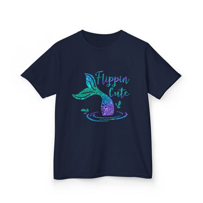 Flippin Cute Kids Tee - Colorful Whale Design for Fun-loving Children