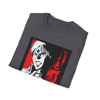 Anime-Inspired Unisex T-Shirt - Attack on Titan Graphic Tee, Casual Wear, Gift for Fans, Streetwear, Birthday Gift