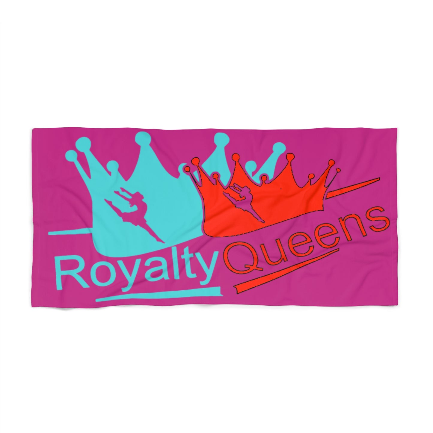 Royalty Queens Beach Towel - Fun, Colorful Towel for Summer, Perfect for Beach Days, Pool Parties, and Gifts