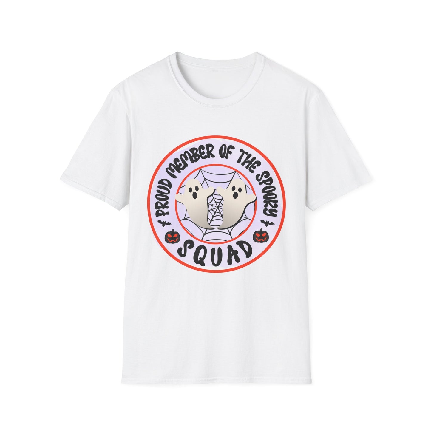 Spooky Squad Unisex T-Shirt, Halloween Tee, Cute Halloween Outfit, Casual Graphic Shirt, Witchy Apparel, Gift for Friends
