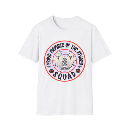 Spooky Squad Unisex T-Shirt, Halloween Tee, Cute Halloween Outfit, Casual Graphic Shirt, Witchy Apparel, Gift for Friends