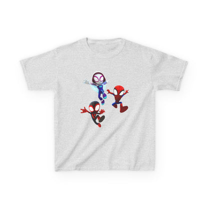 Kids Superhero Adventure Tee, Kids Birthday Gift, Fun Playwear, Spiderman Costume Shirt, Cartoon Character T-Shirt, Summer Outfit