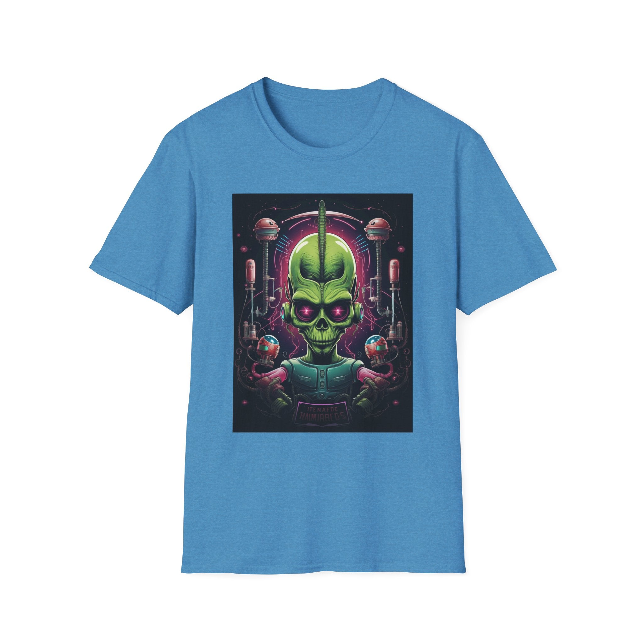 Alien Invader Graphic Unisex Softstyle T-Shirt