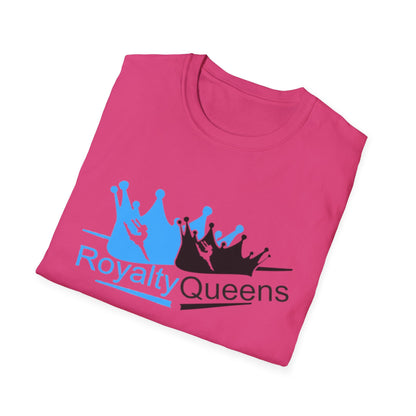 Royalty Queens Unisex Softstyle T-Shirt, Casual Tee, Gift for Queens, Birthday Shirt, Empowerment Apparel, Everyday Wear