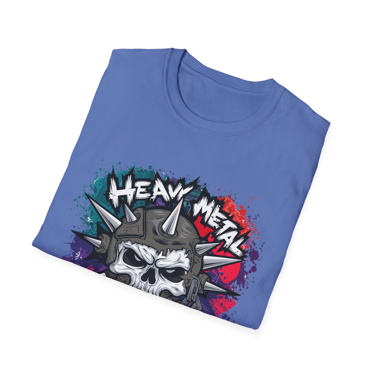 Heavy Metal Kingz Unisex Softstyle T-Shirt, Rock Music Tee, Gift for Metalheads, Concert Apparel, Edgy Graphic Shirt
