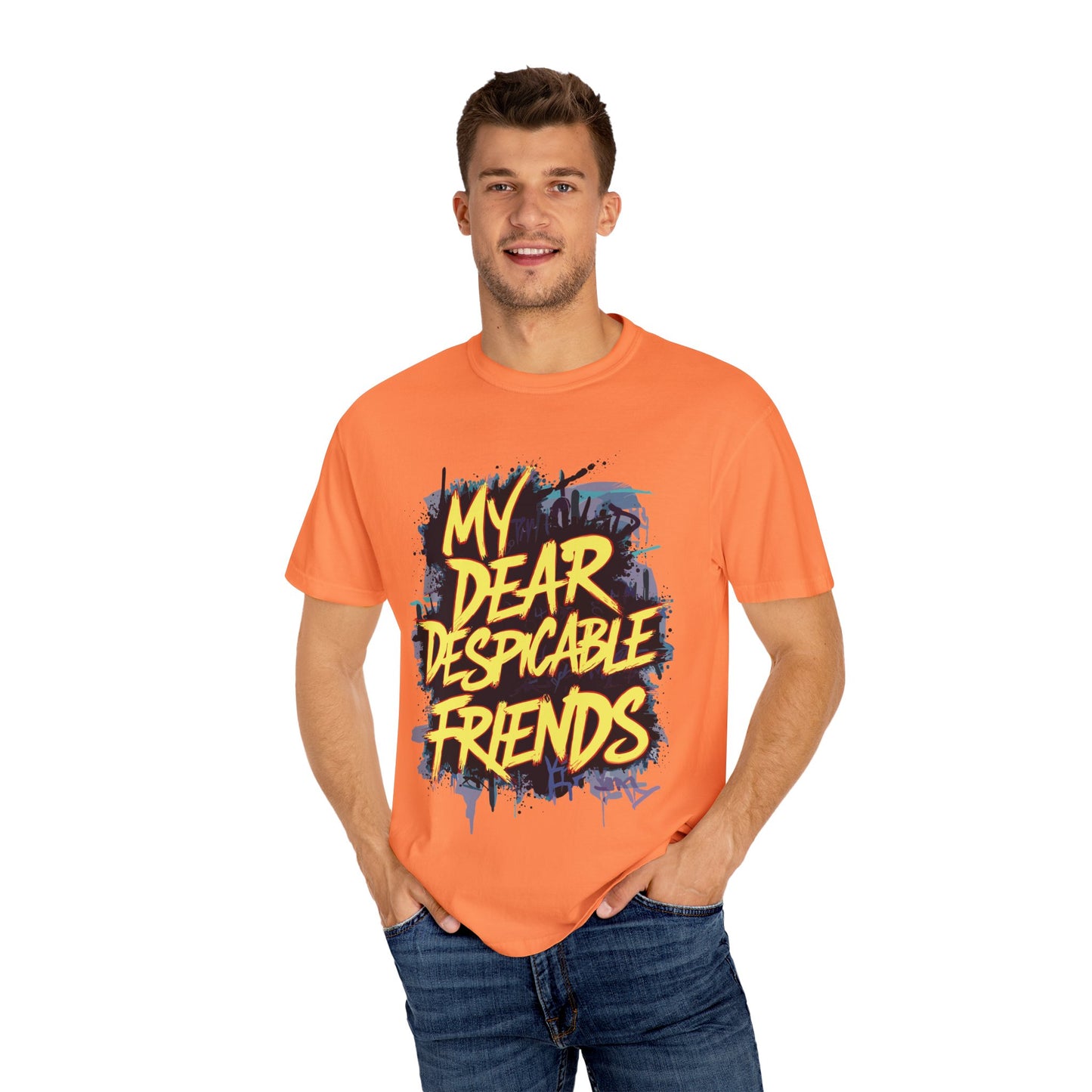 Despicable Friends Graphic Tee, Unisex T-Shirt, Casual Wear, Gift for Friends, Fun Statement Shirt, Graphic Tee for Fans