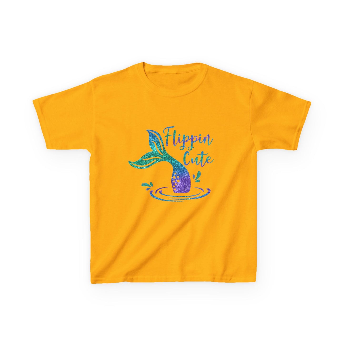 Flippin Cute Kids Tee - Colorful Whale Design for Fun-loving Children