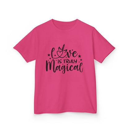 Kids Magical Love Tee - Cute & Comfy Heavy Cotton T-Shirt for Children