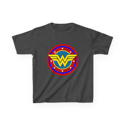 Wonder Woman Kids Tee, Superhero Shirt, Birthday Gift, Comic Book Apparel, Children's Clothing, Cartoon T-Shirt, Movie Merchandise