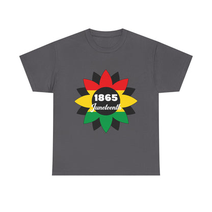 Juneteenth Celebration Tee - Unisex Heavy Cotton Shirt, African Heritage Apparel, Black History Month, 1865 Roots, Proud Culture Wear