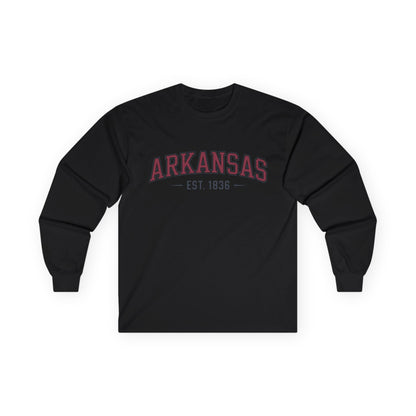 Arkansas EST. 1836 Long Sleeve Tee