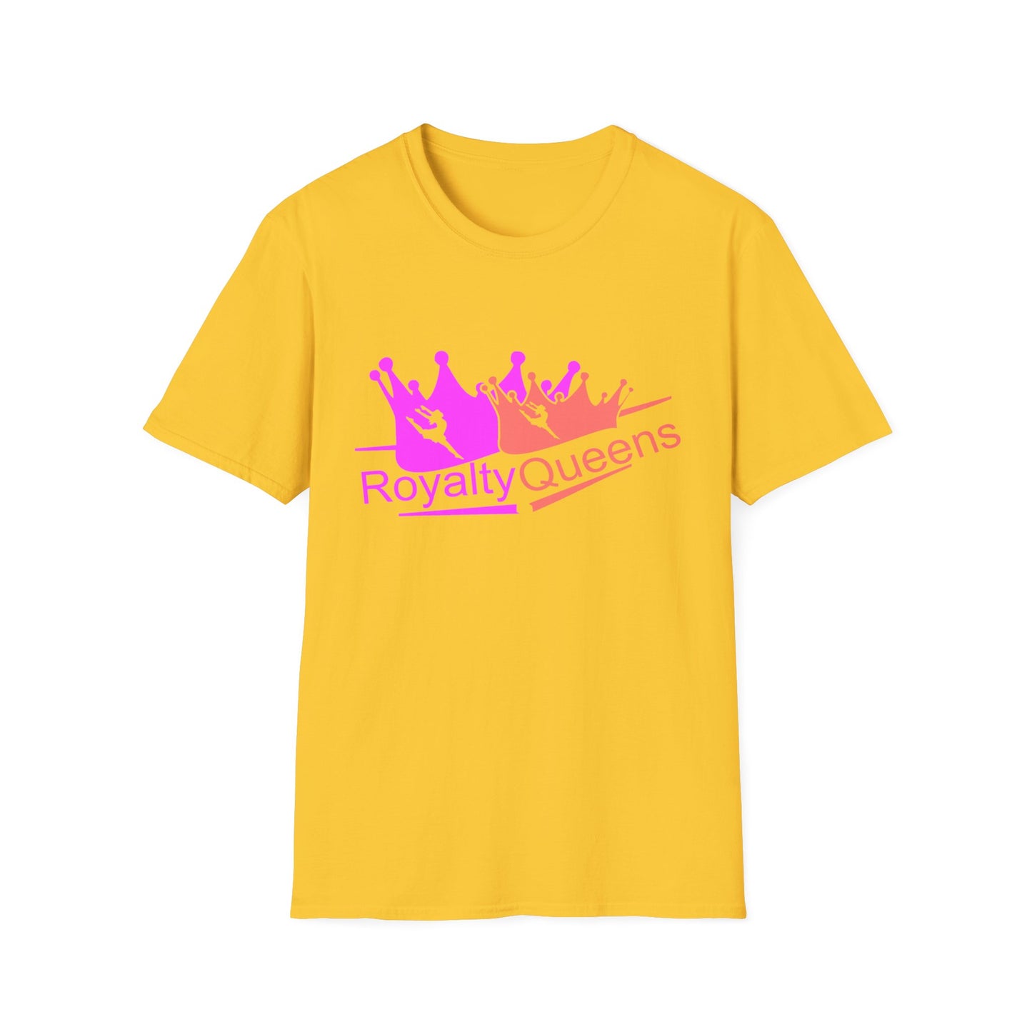 Royalty Queens Unisex Softstyle T-Shirt - Comfortable Casual Tee for Women, Birthday Gift, Queen Vibes, Party Wear, Empowerment Shirt